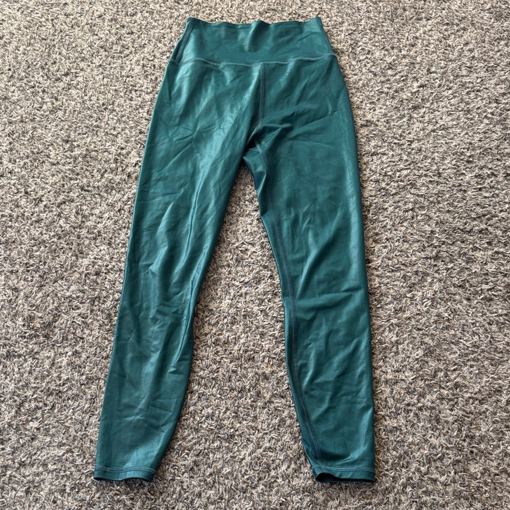 Spritual Gangster Teal High-Waisted Leggings